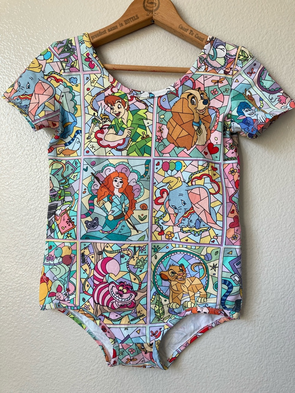 Wild Rich Kids Disney bodysuit leotard one piece Peter Pan Tinkerbell sz 13/14